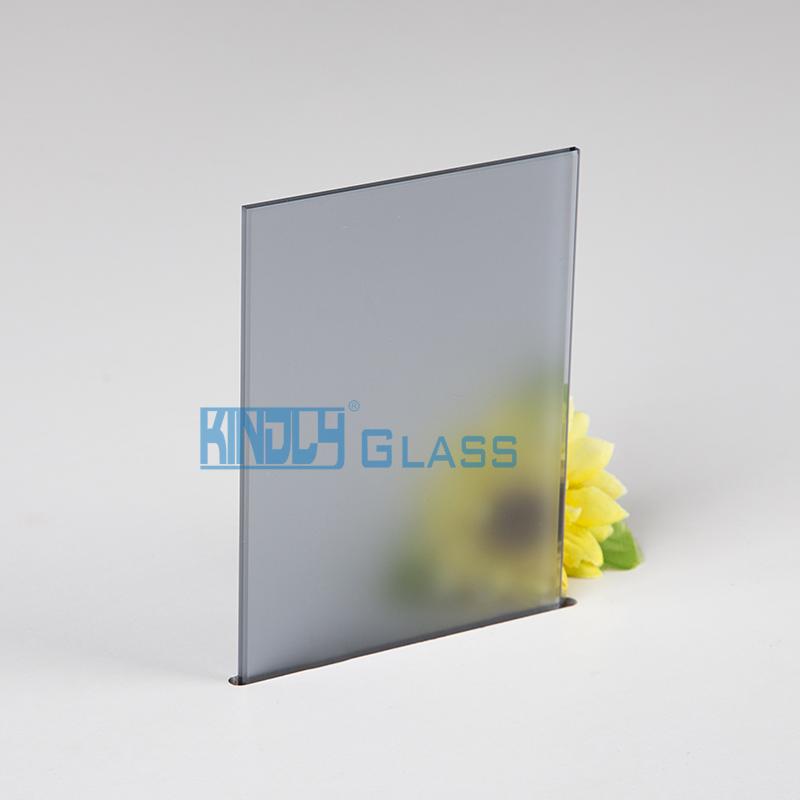 Vidrio grabado al ácido azul gris sin huella digital 4-10 mm